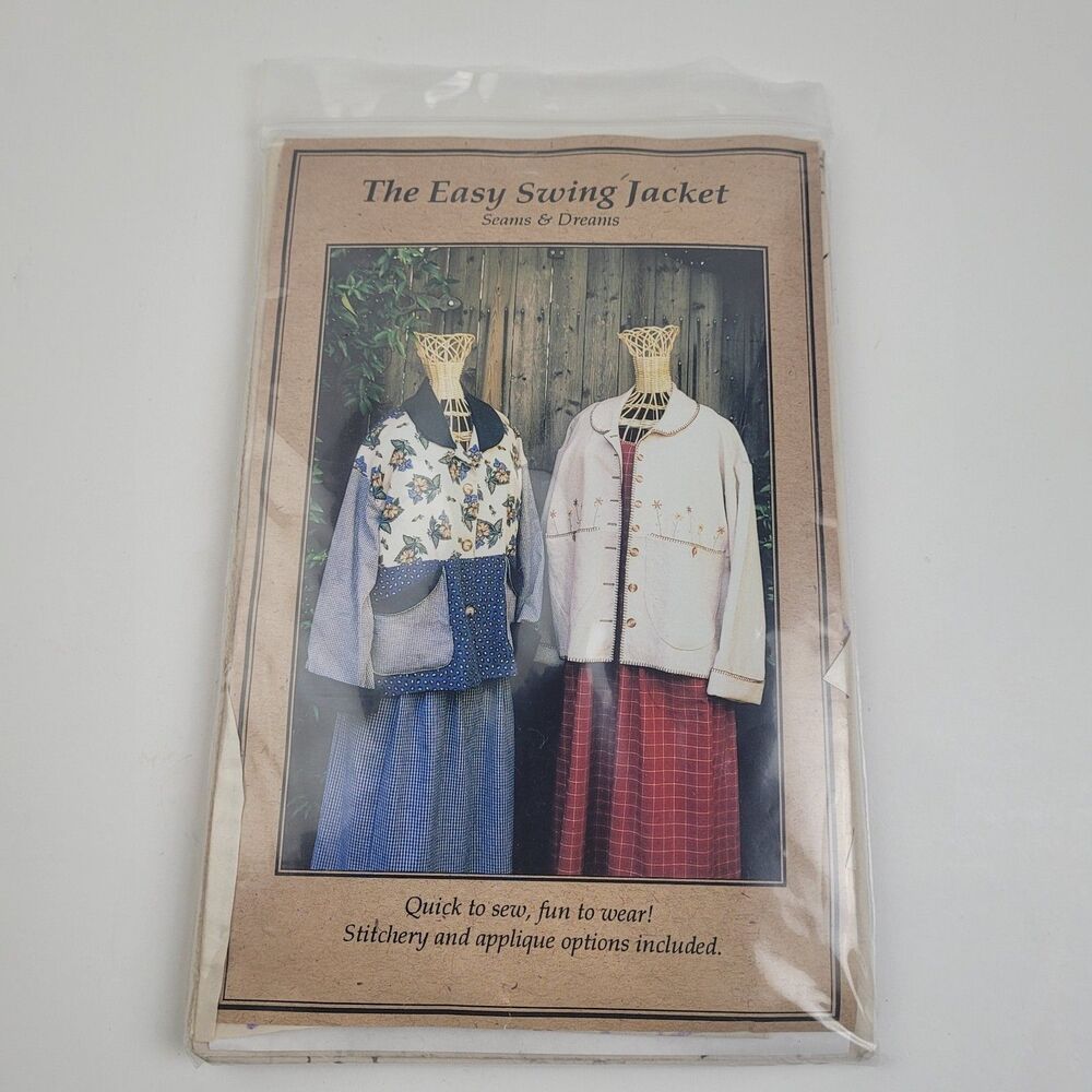 Vintage Sewing Pattern The Easy Swing Jacket Seams & Dreams